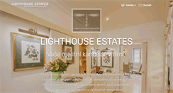 Desktop Screenshot of lighthouse-estates.cz